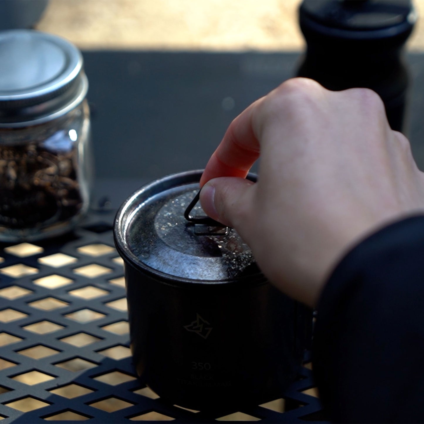 BLACK TITANIUM MUG