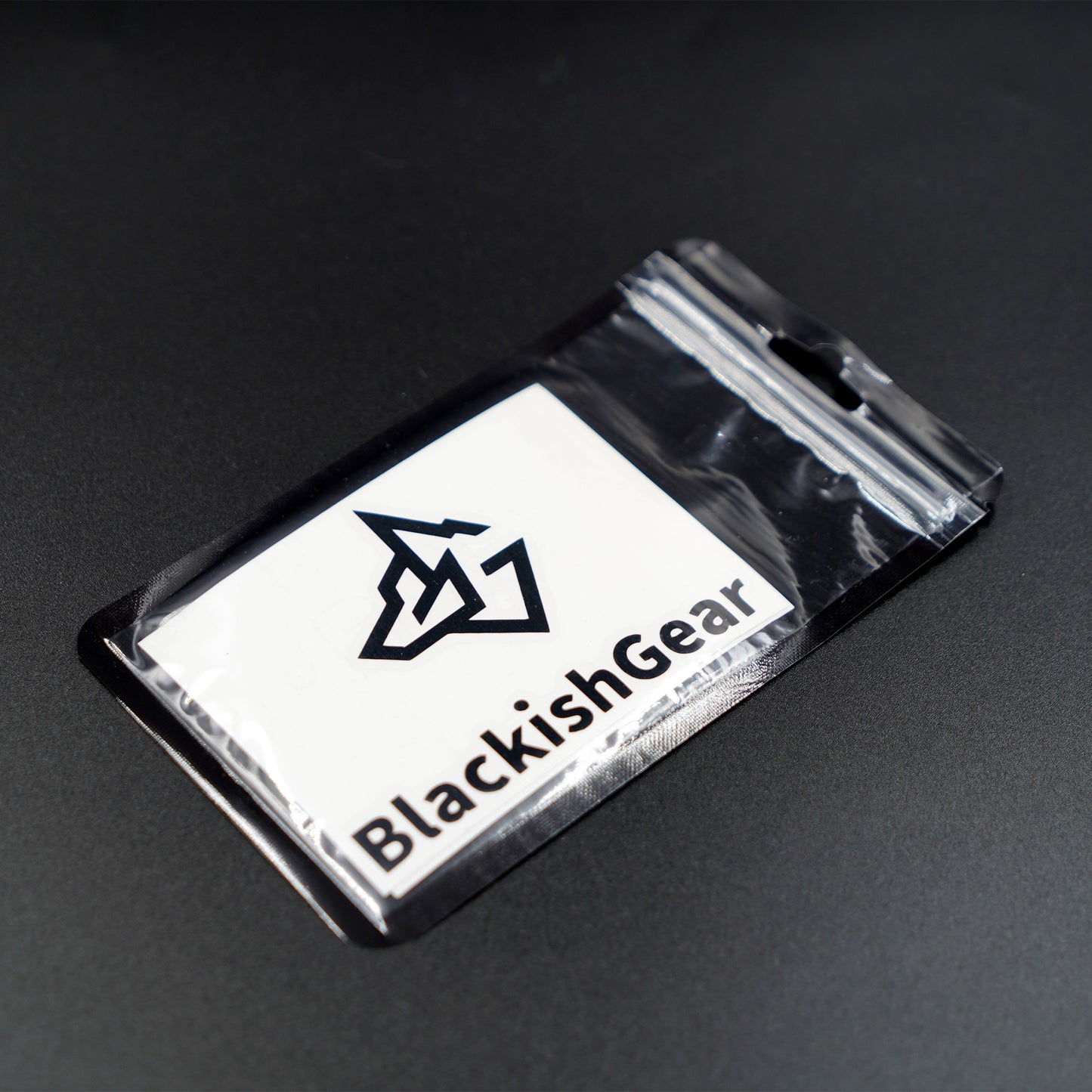 BlackishGear Sticker (カッティングステッカー黒白2枚セット)