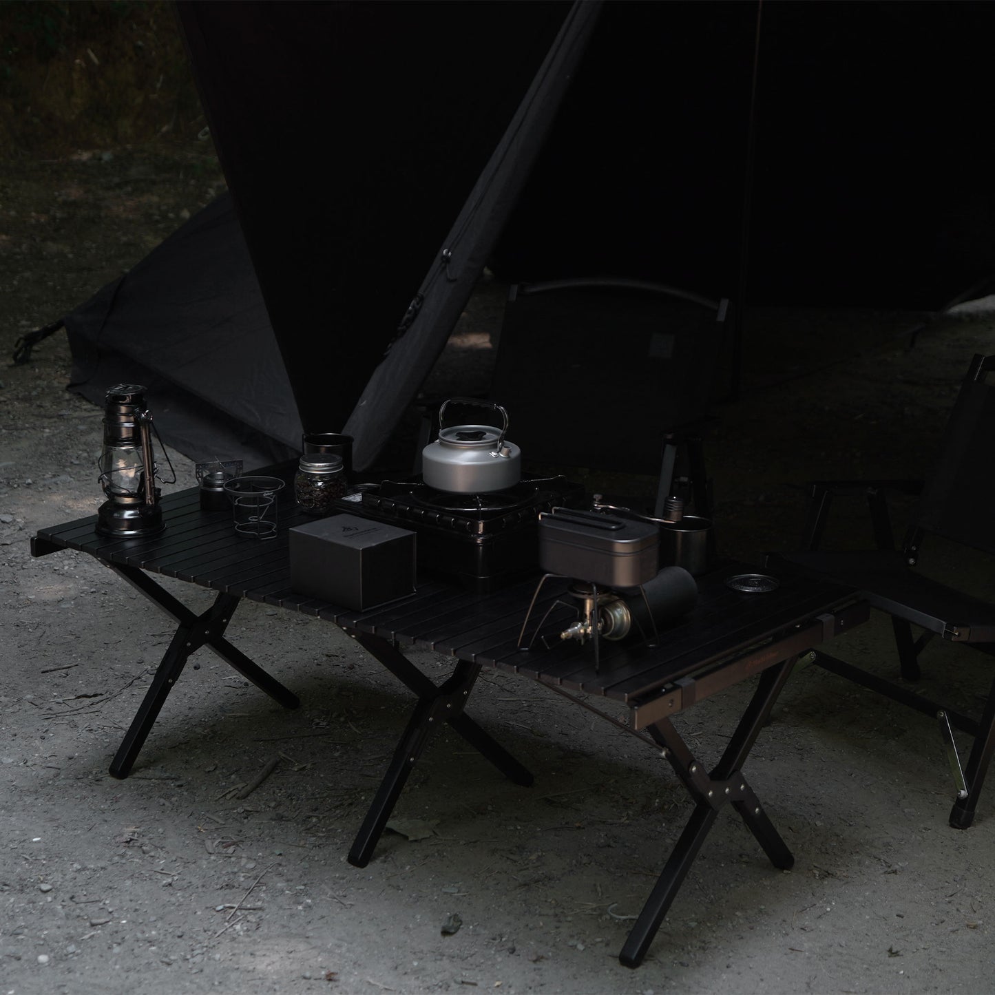 BLACK WOOD TABLE 120 (ブラックウッドテーブル120サイズ)