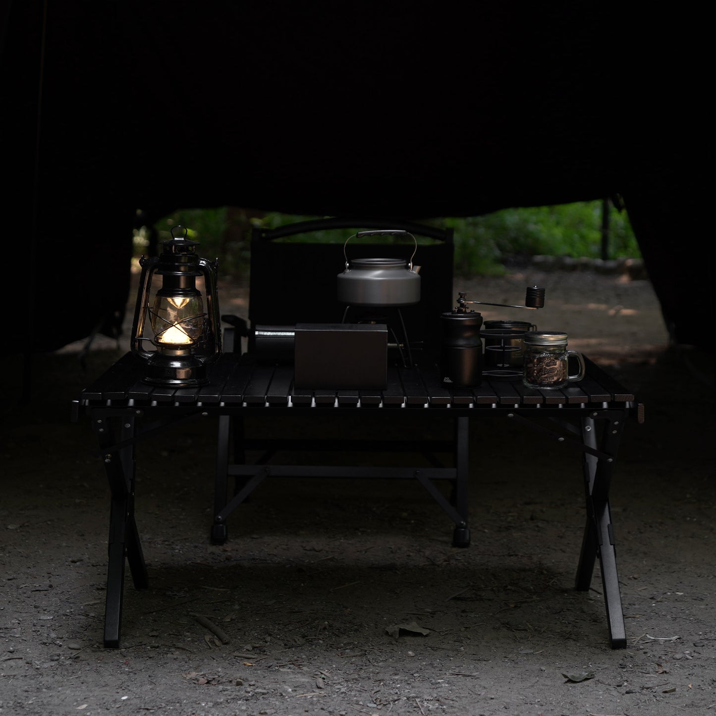 BLACK WOOD TABLE 90 (ブラックウッドテーブル90サイズ)