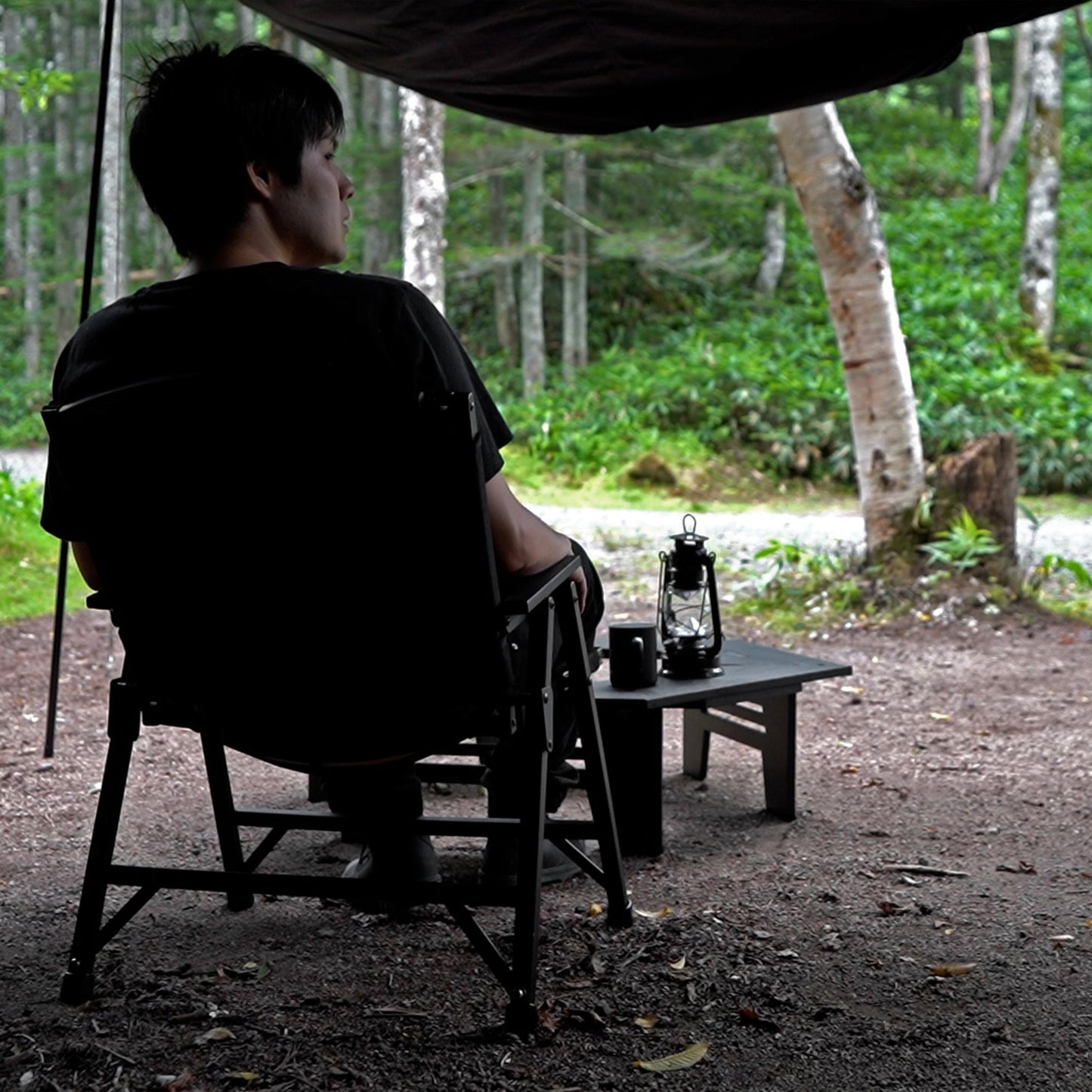 【アウトレット品】旧モデル BLACK WOOD CHAIR(ブラックウッドチェア)