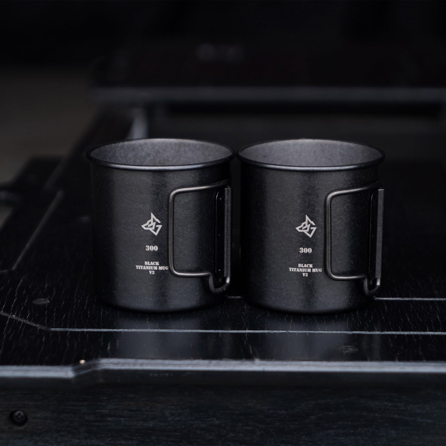BLACK TITANIUM MUG V2 ブラックチタンマグ 300ml 2個