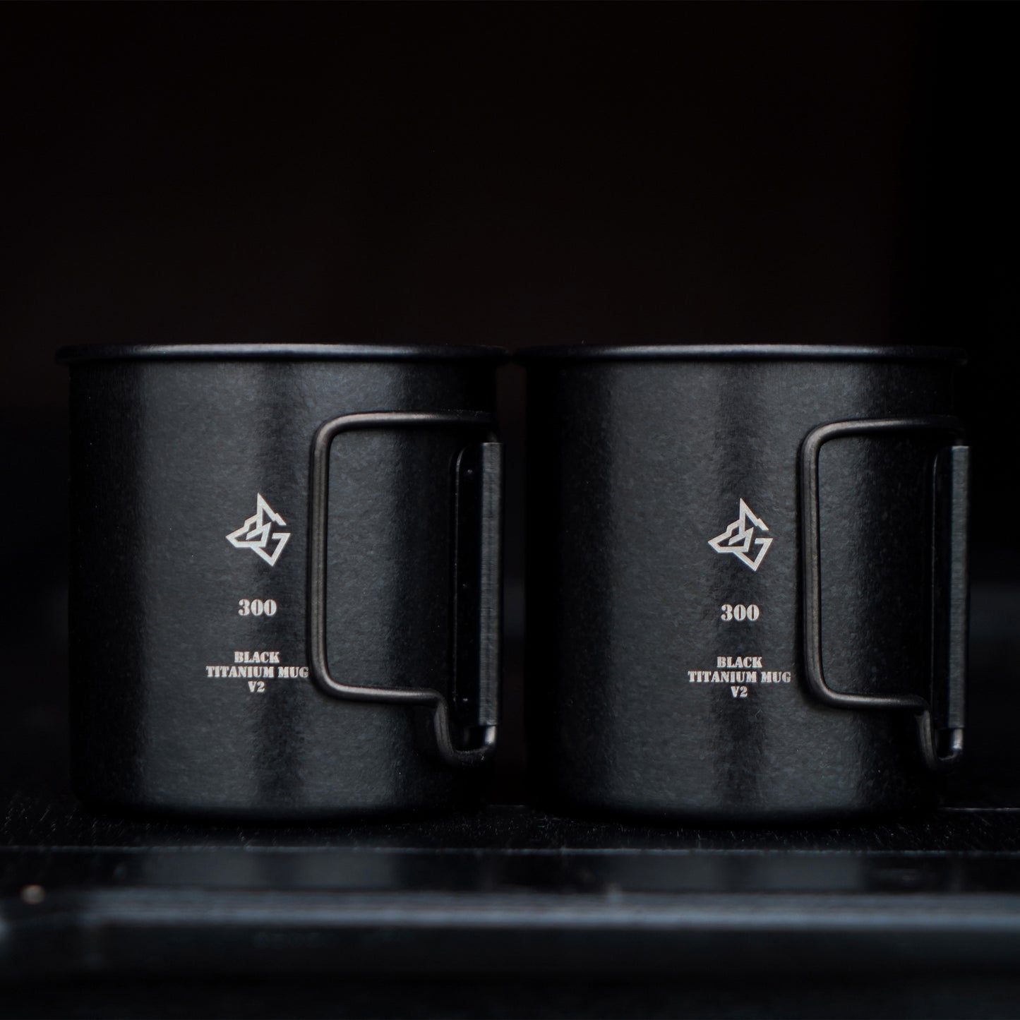 BLACK TITANIUM MUG V2 ブラックチタンマグ 300ml 2個