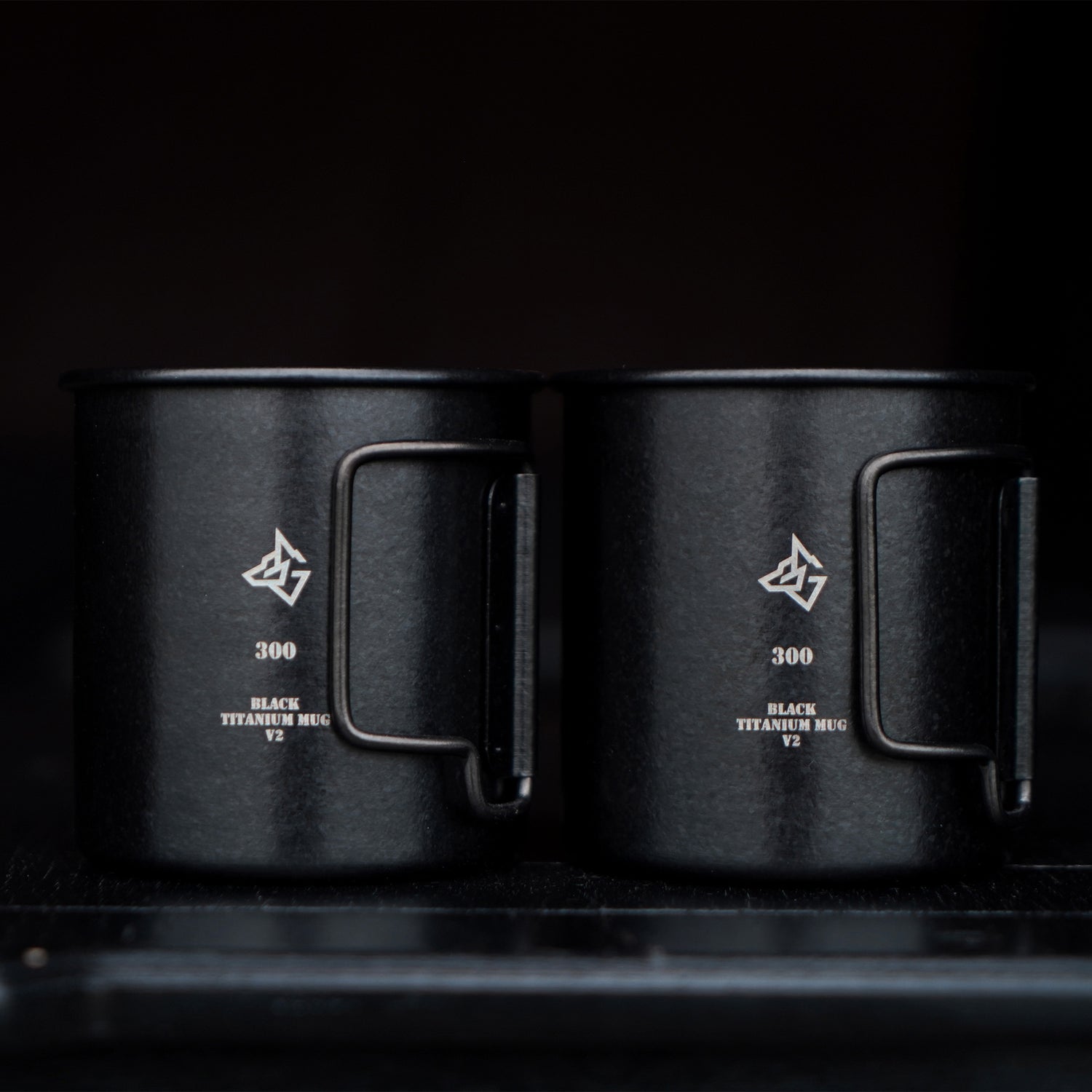 BLACK TITANIUM MUG V2 ブラックチタンマグ 300ml 2個
