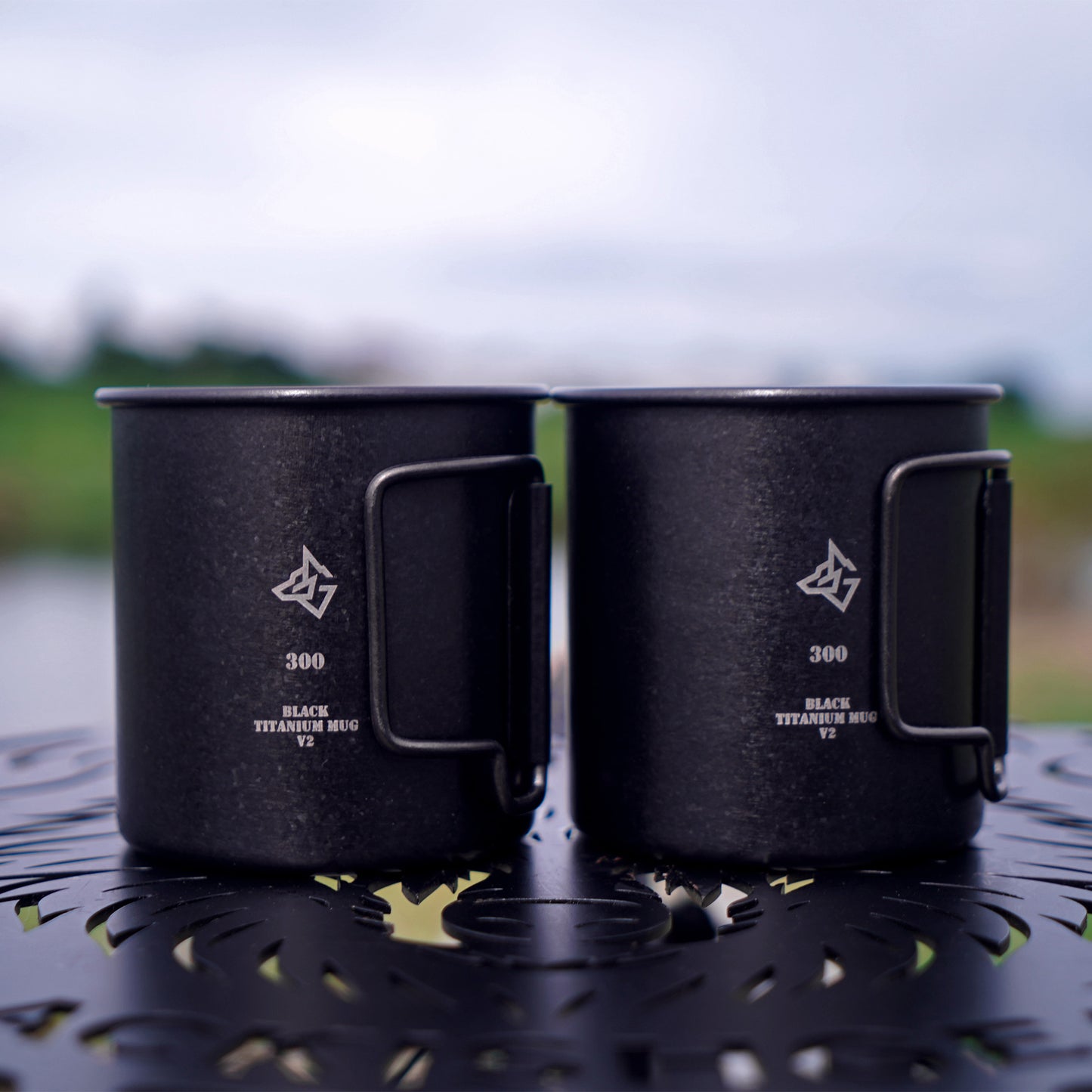 BLACK TITANIUM MUG V2 ブラックチタンマグ 300ml 2個