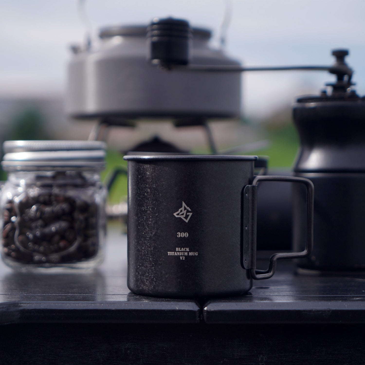 BLACK TITANIUM MUG V2 ブラックチタンマグ 300ml
