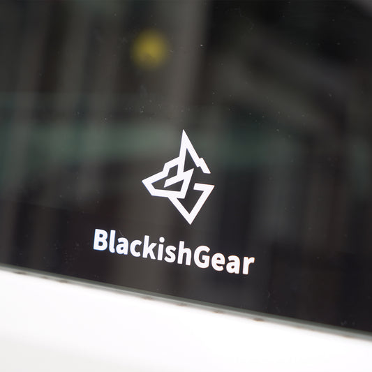 BlackishGear Sticker (カッティングステッカー黒白2枚セット)