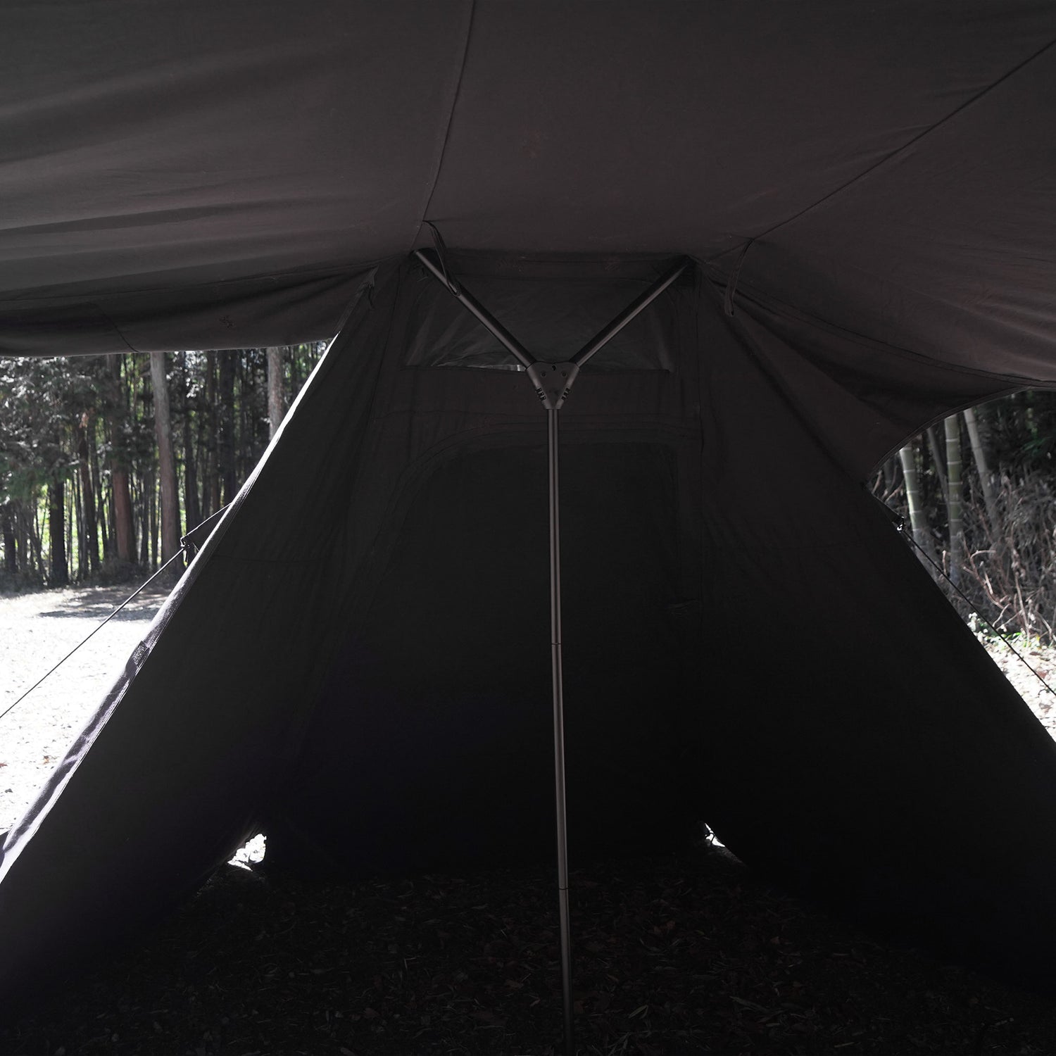 blackishgear's all-black camping equipment makes your campsite as